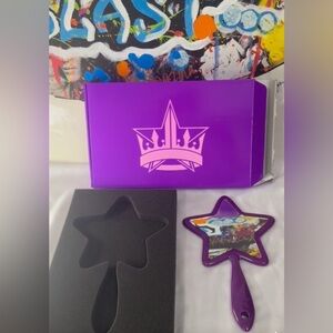 EFFREE STAR Purple Star Hand Mirror and Lipstick